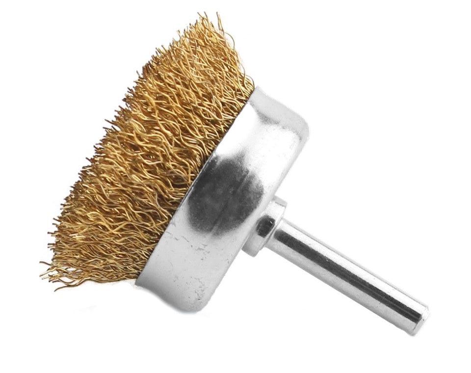 Brosse métallique à coupelle de broche Abracs