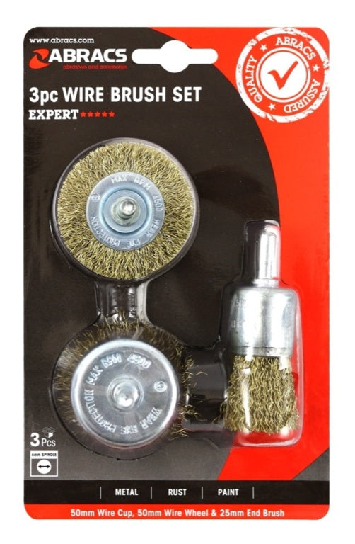 Abracs Spindle Wire Brush Set