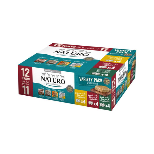 Naturo Dog Adult Variety With Brown Rice 400g