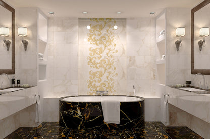 Golden Tile Saint Laurent Marble Wall Tile