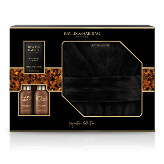 Conjunto de bata de ginseng y pimienta negra para hombre de Baylis &amp; Harding Signature