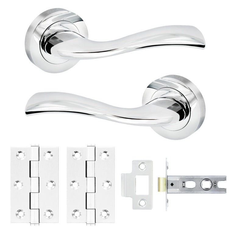 Smiths Architectural Aria Handle Latch Pack CP