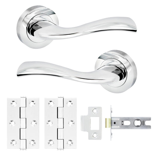 Smiths Architectural Aria Handle Latch Pack CP