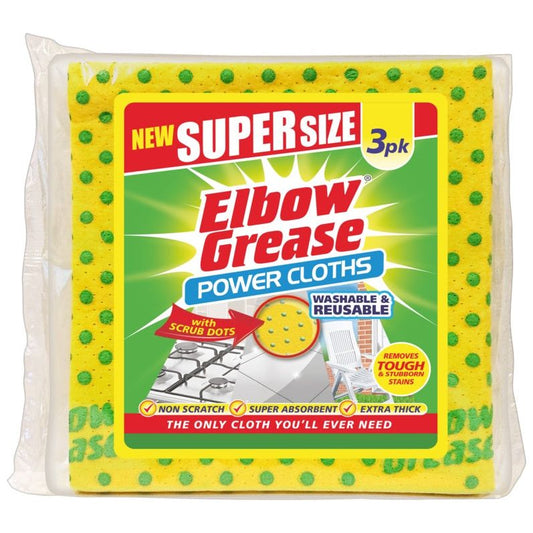 Elbow Grease Power Cloths 3 Pack