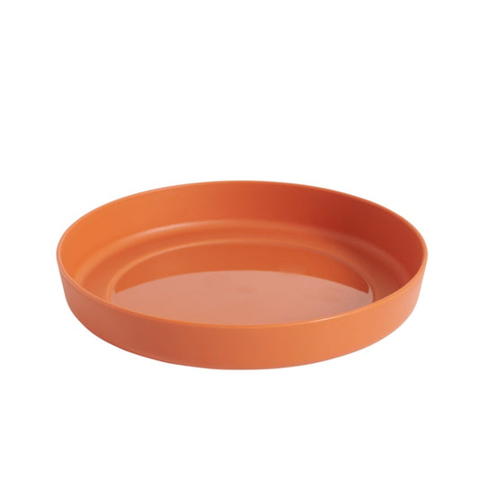 Clever Pots Plant Pot Tray Round Terracotta