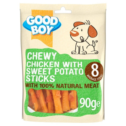 Good Boy Chewy Chicken With Sweet Potato Sticks