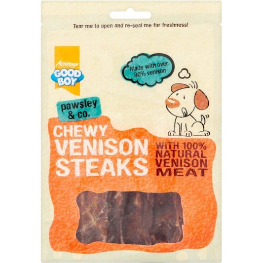 Good Boy Chewy Venison Steaks