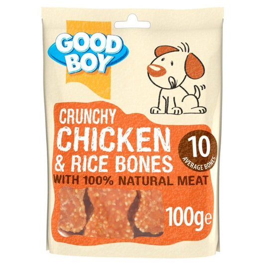Huesos crujientes de pollo y arroz Good Boy