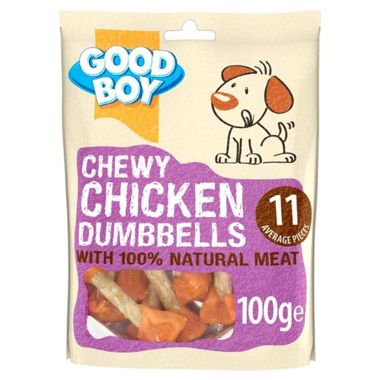Mancuernas de pollo masticables Good Boy