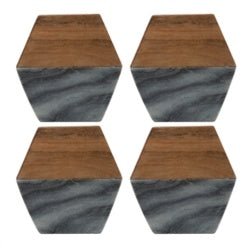 Typhoon Marble /Acacia Coasters