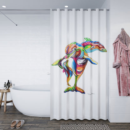 Steven Brown Hannah McWave Shower Curtain