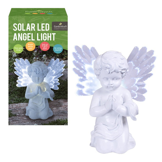 GardenKraft Solar Led Angel