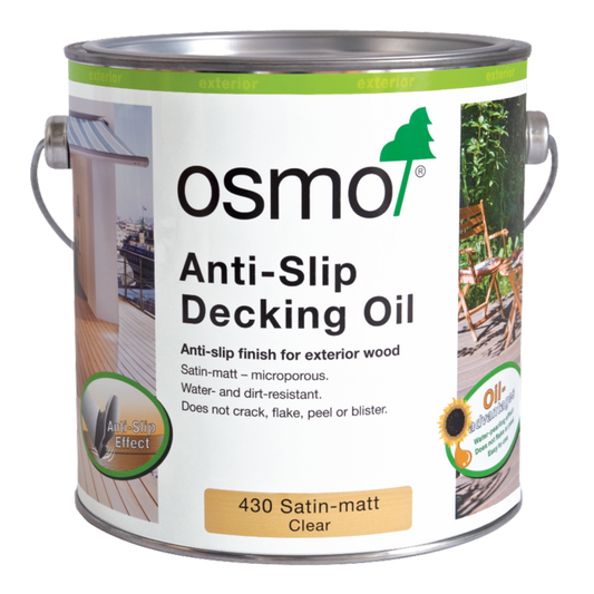 Couche de finition à l'huile antidérapante pour terrasse Osmo