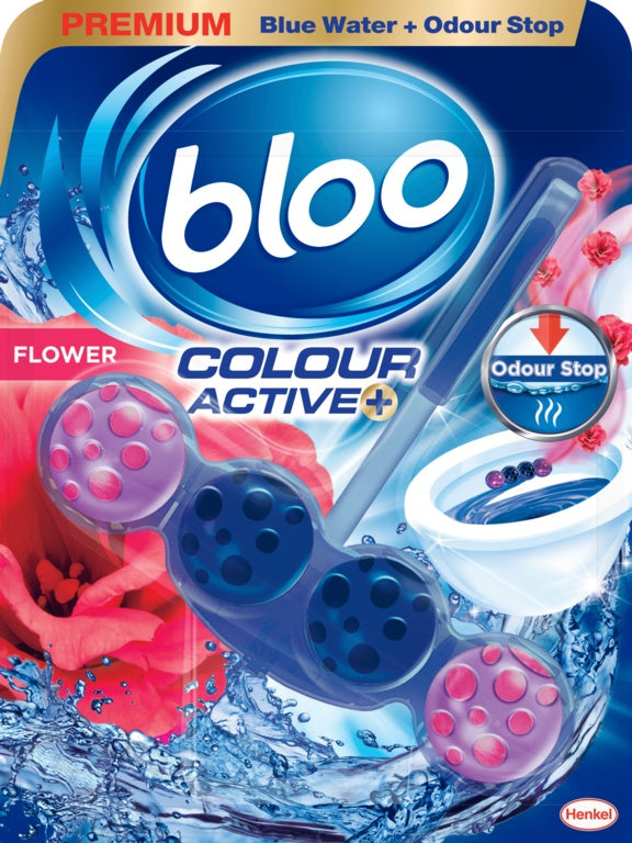 Bloc de rebord de toilette actif Bloo Color