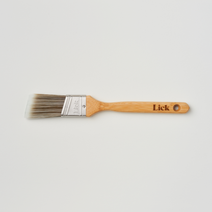 LickTools Eco Bamboo Handle Angle Sash Brush