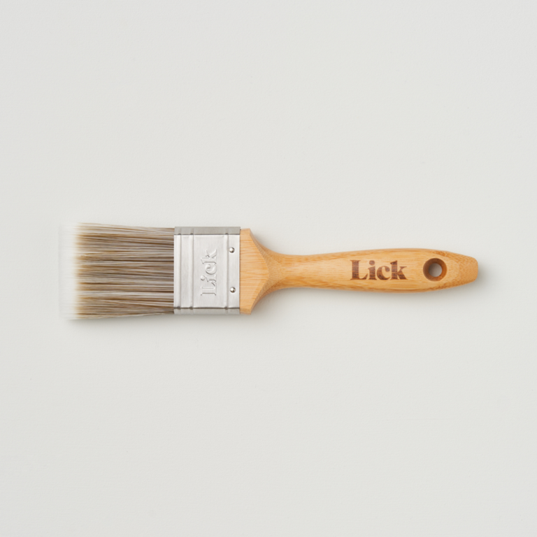 LickTools Brosse plate avec manche en bambou écologique