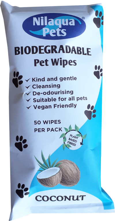 Nilaqua Biodegradable Pet Wipes