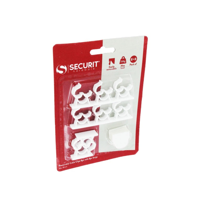 Securit Removable Cable Clips & Strips