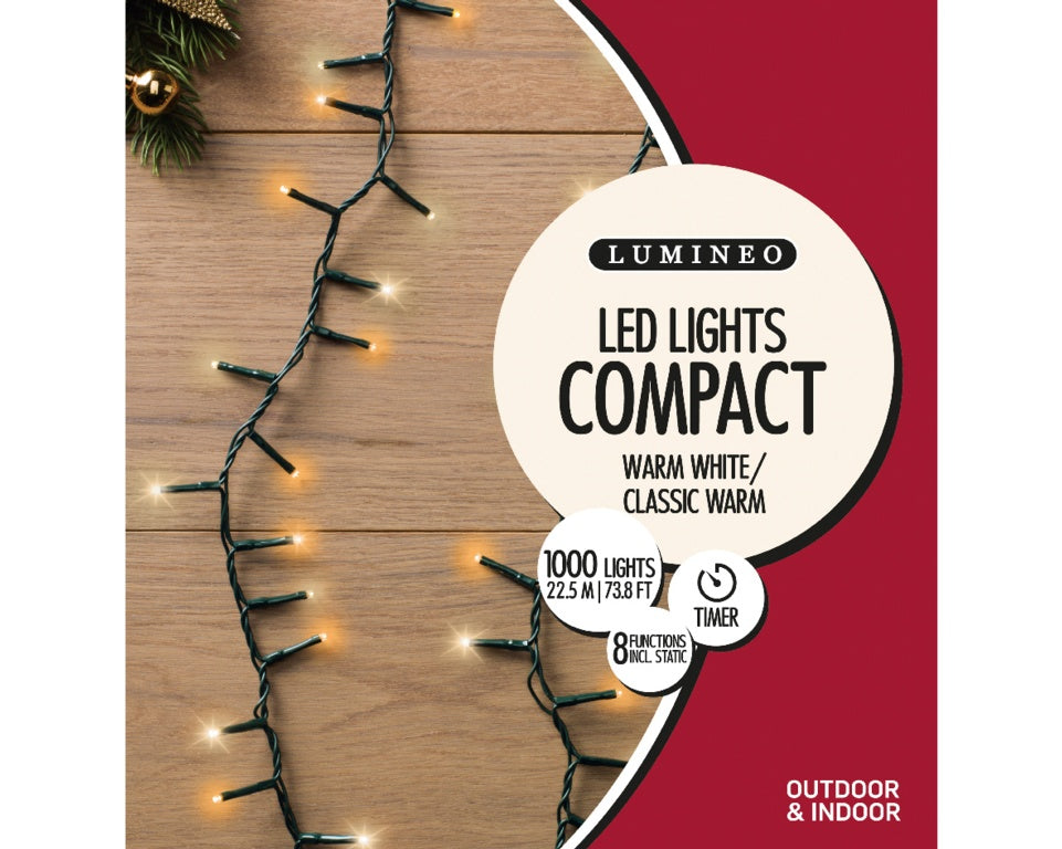 Lumineo 1000 LED Compact Lights 2250cm