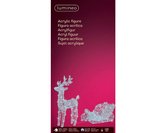 Lumineo 100 LED Reindeer