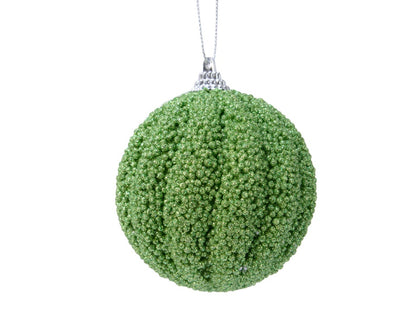 Kaemingk Bauble Foam Glitter 8cm