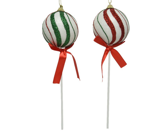 Kaemingk Foam Bauble With Stick & Bow