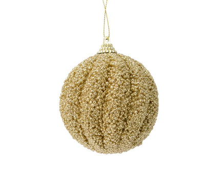 Kaemingk Bauble Foam Glitter 8cm