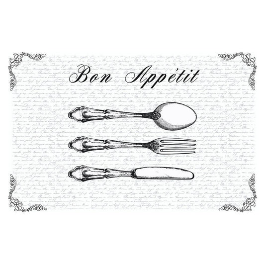 dc-fix® Set de table transparent Bon Appetit
