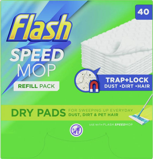 Tampons de recharge à sec Flash Speedmop