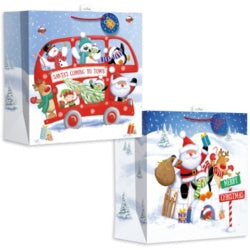 Ig Design Santa Bus & Igloo Giant Square Bag