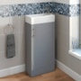 SP Rydal Floor Standing Mini Cabinet & Basin Grey 410mm