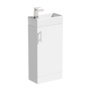 SP Rydal Floor Standing Mini Cabinet & Basin White 410mm