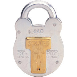 Squire 4-Lever Galvanised Steel - Old English Padlock