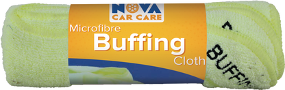 Nova Microfibre Buffing Cloth Twin Pack
