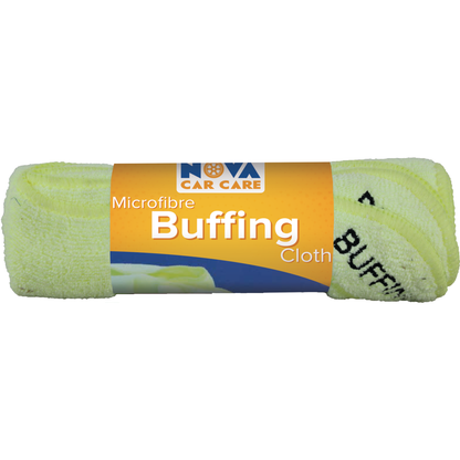 Nova Microfibre Buffing Cloth Twin Pack