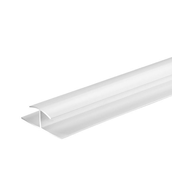 Giavani White H Joint Trim 8mm x 2.6m