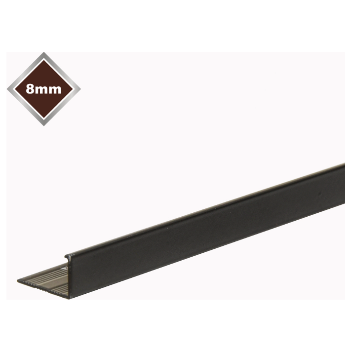 Bordure pour carrelage en métal Tile Rite Smooth L