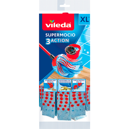 Vileda Supermocio 3act Twin Pack Refill