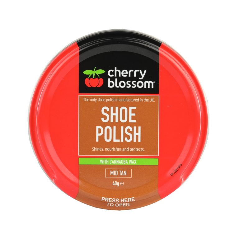 Cherry Blossom Shoe Polish Mid Tan