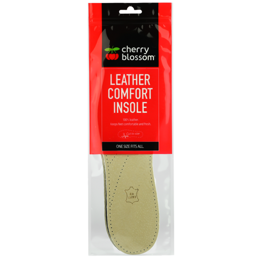 Cherry Blossom Leather Comfort Insole