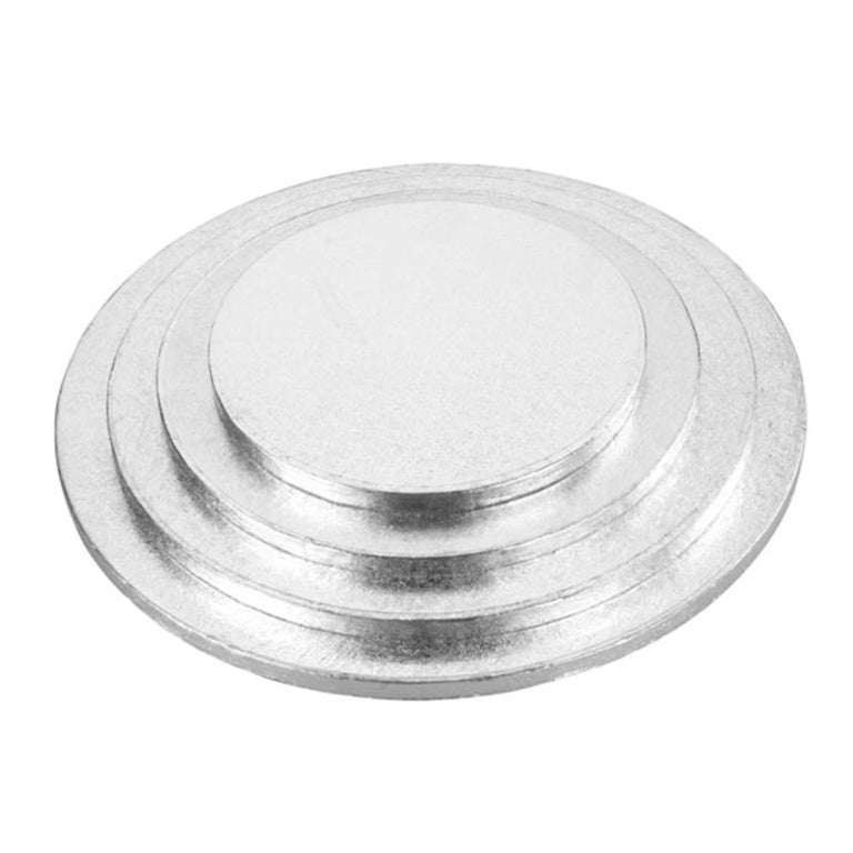 Tambour à Gâteau Rond Argenté Tala 12mm