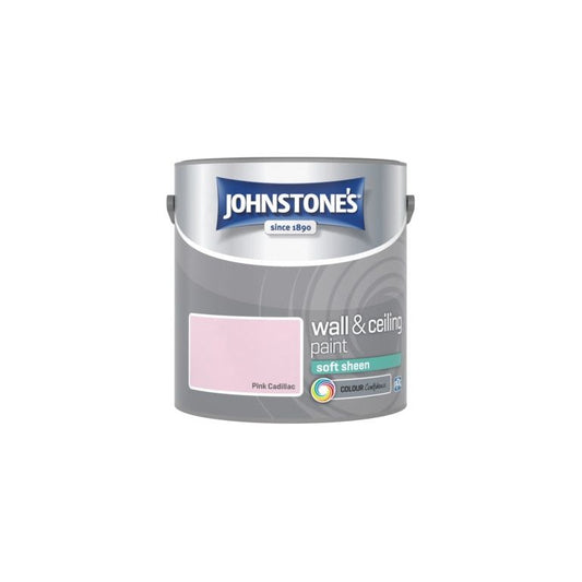 Johnstone's Wall & Ceiling Soft Sheen 2.5L Pink Cadillac