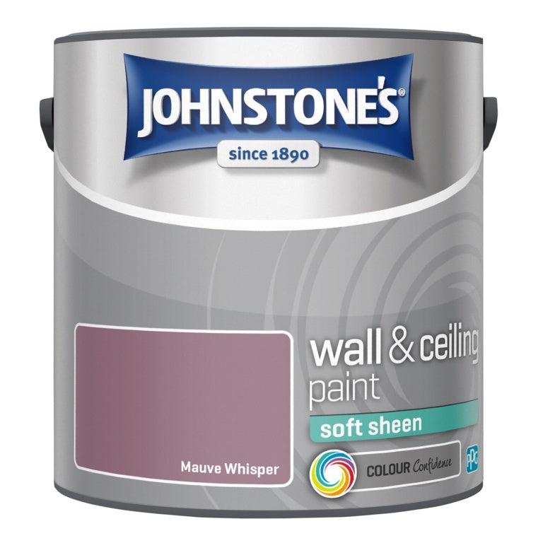 Johnstone's Wall & Ceiling Soft Sheen 2.5L Mauve Whisper