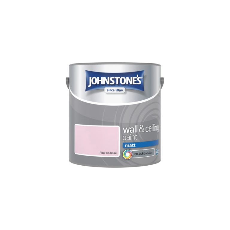 Johnstone's Wall & Ceiling Matt 2.5L Pink Cadillac