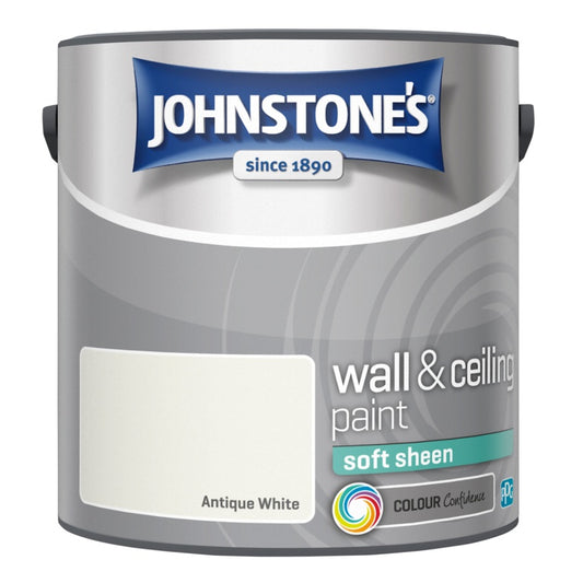 Johnstone's Wall & Ceiling Soft Sheen 2.5L Antique White