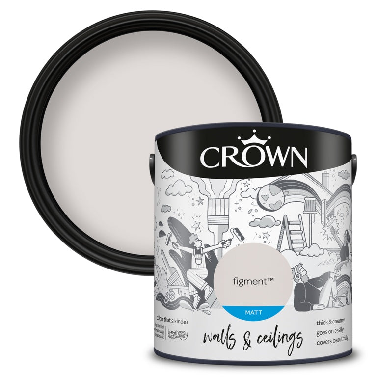 Crown Murs &amp; Plafonds Mat 2,5L Figment