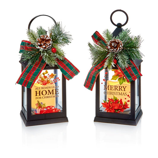 Premier Candle Lantern Home or Merry Christmas