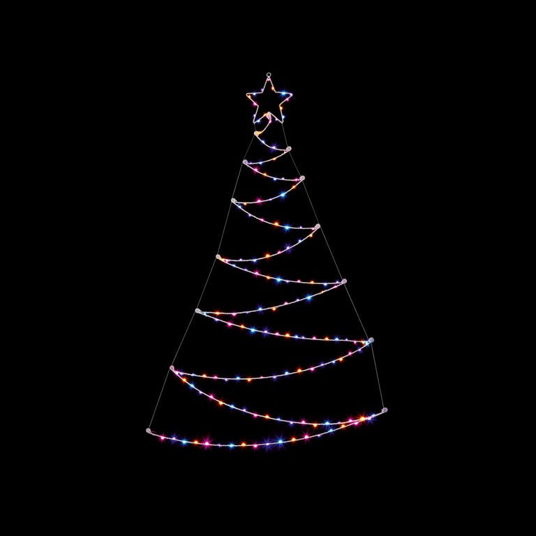 Premier 140 LED Multi Action Ultrabrights Wavy Tree