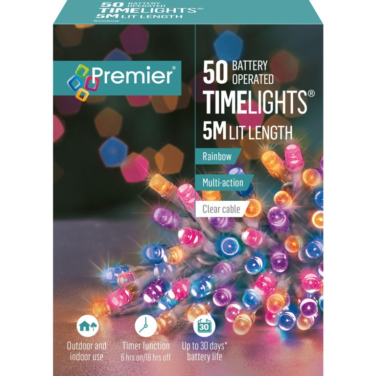 Premier 50 LED Multi Action Battery Operated TIMELIGHTS™