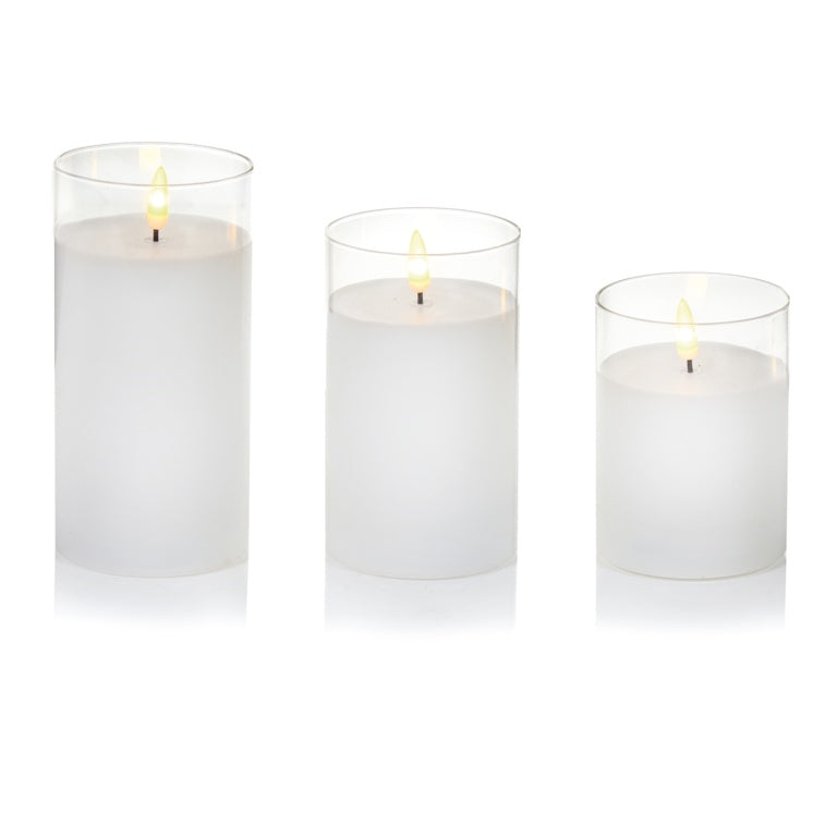 Premier Bright Clear Glass Cup Candle